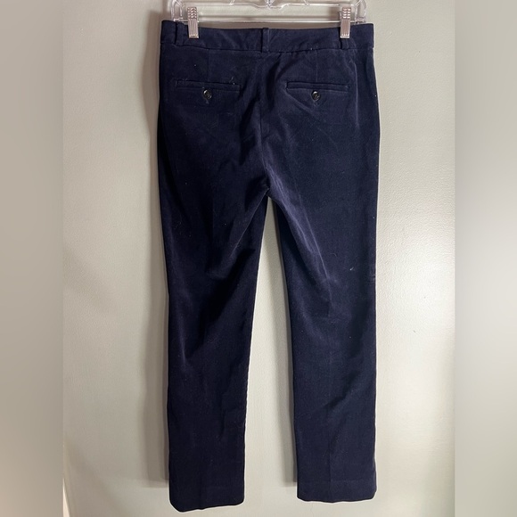 Banana Republic sz 4 Logan Fit Corduroy Pants dark blue stretchy - Picture 3 of 6